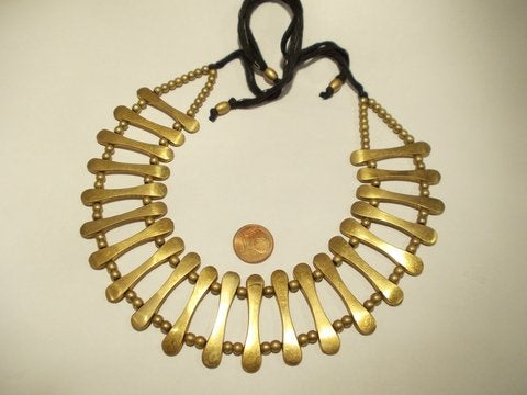 Collana in ottone Naga