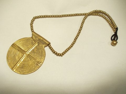 Naga brass necklace