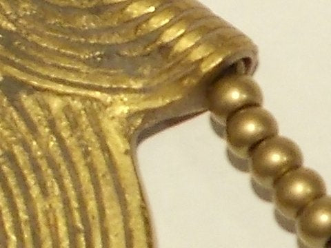 Collana in ottone Naga