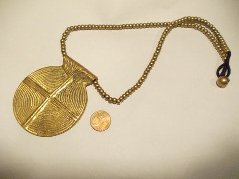 Naga brass necklace