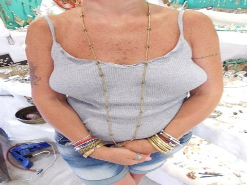 Collana in ottone Naga – immagine2