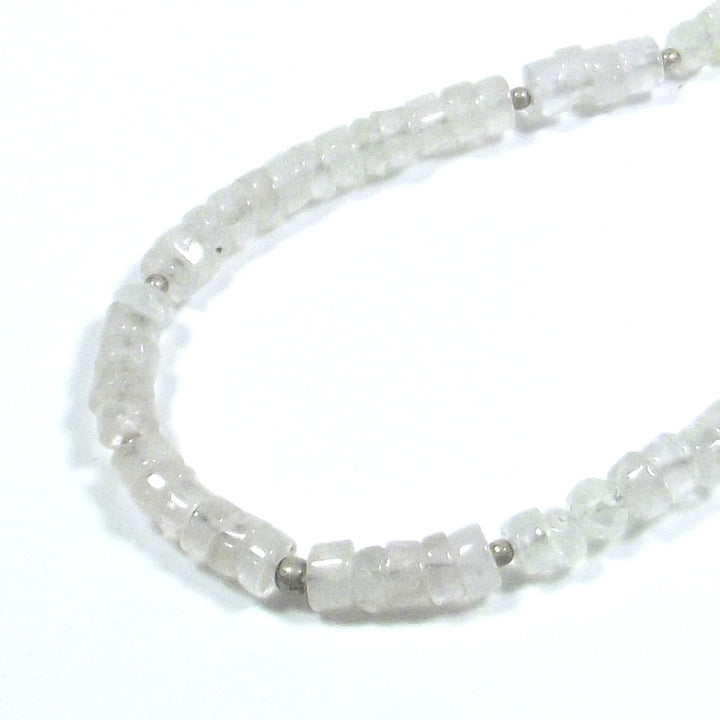 JEWELRY | NECKLACE with stone - MOON stone and 925 silver choker