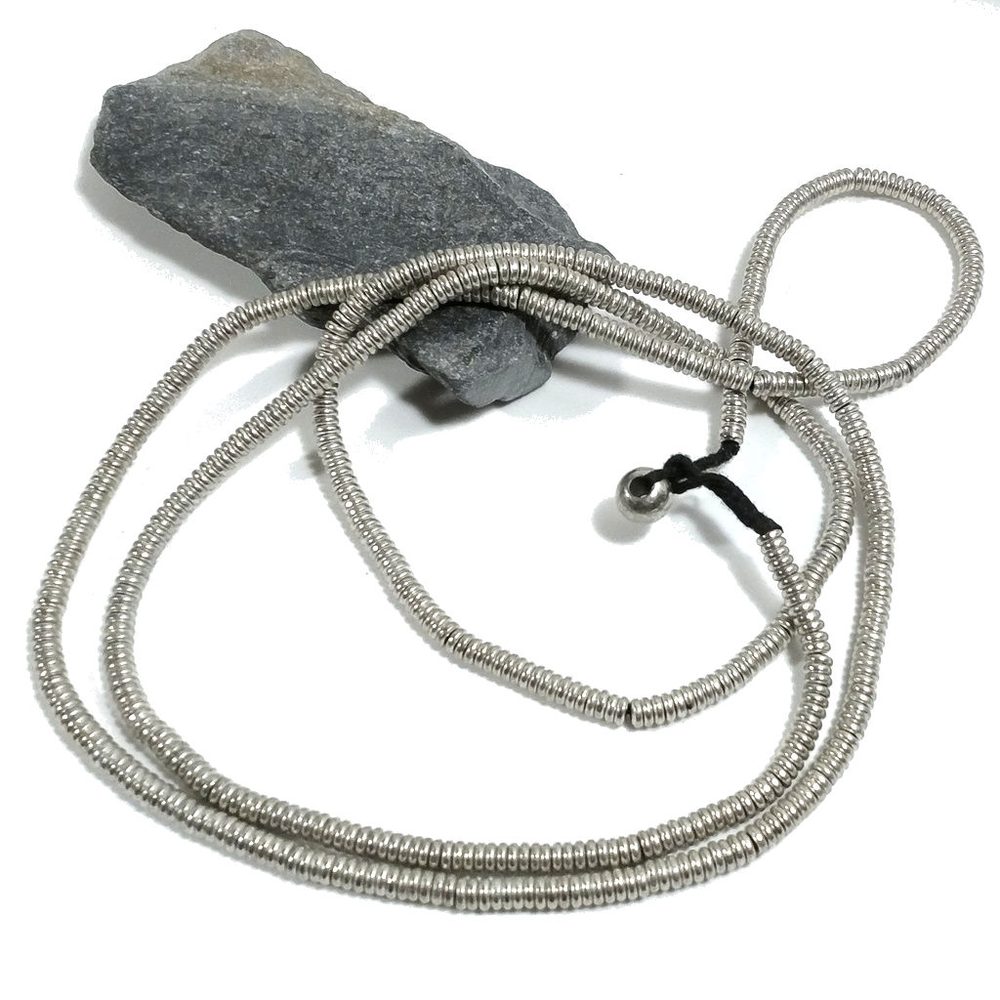 Collana lunga artigianale in ottone Collana ETNICA | COLLANE IN OTTONE – immagine20