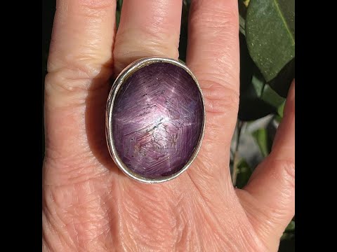 Anello rubino stellato - bronzeage1968 - GARWHA