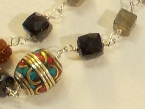 Japa Mala - Black Spinel