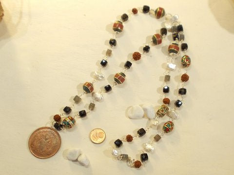 Japa Mala - Black Spinel