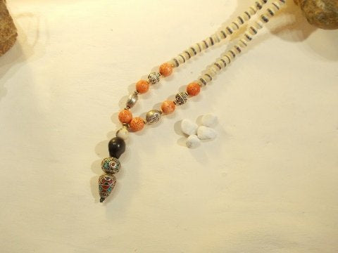 Japa Mala - white prayer