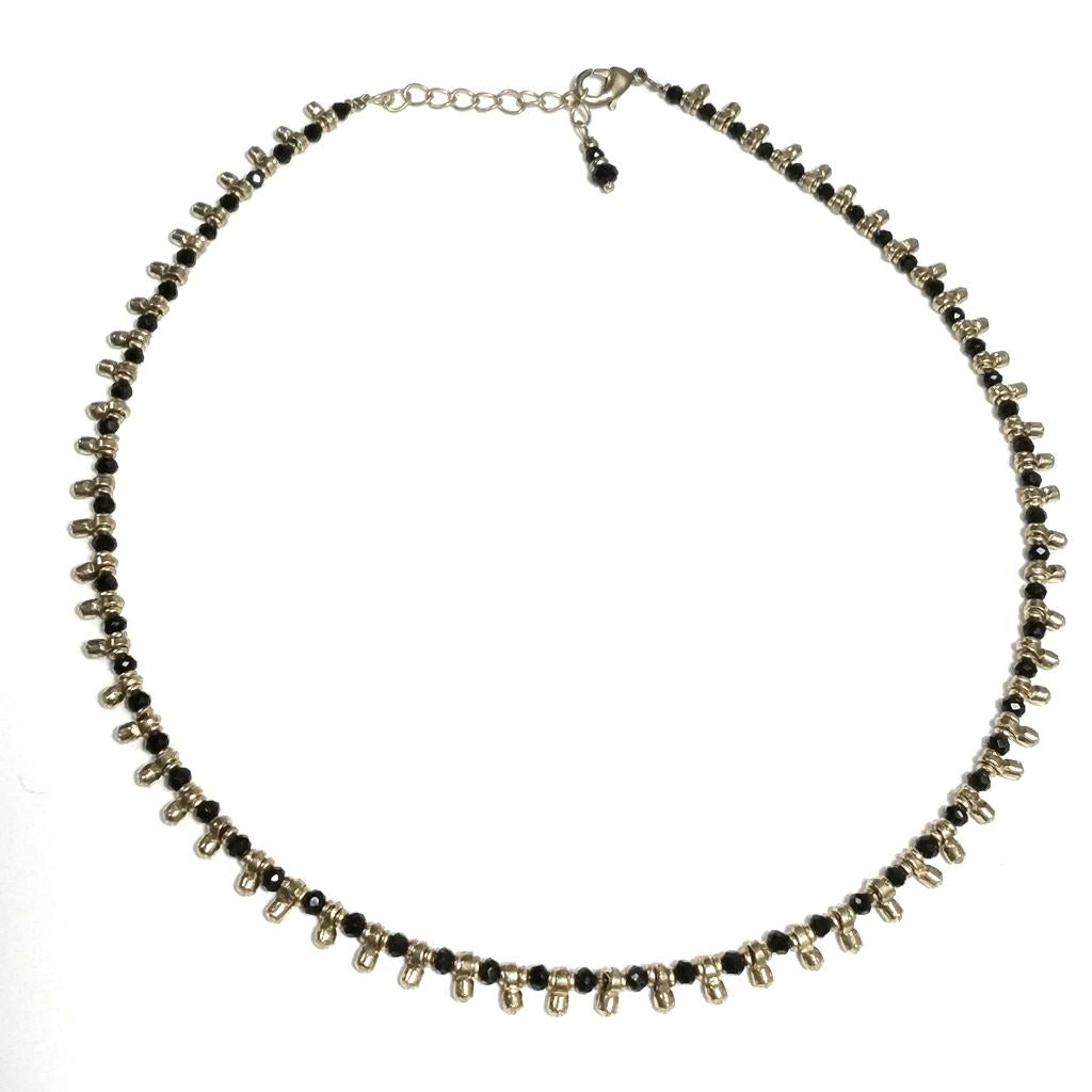 Collana etnica choker artigianale in ottone - MADARIPUR