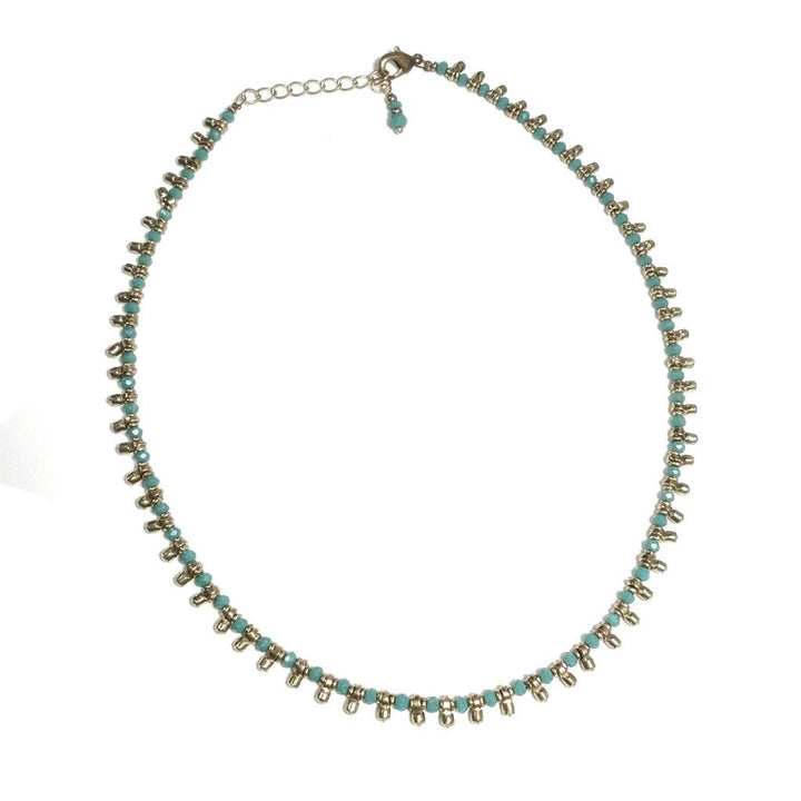 Collana etnica choker artigianale in ottone - MADARIPUR