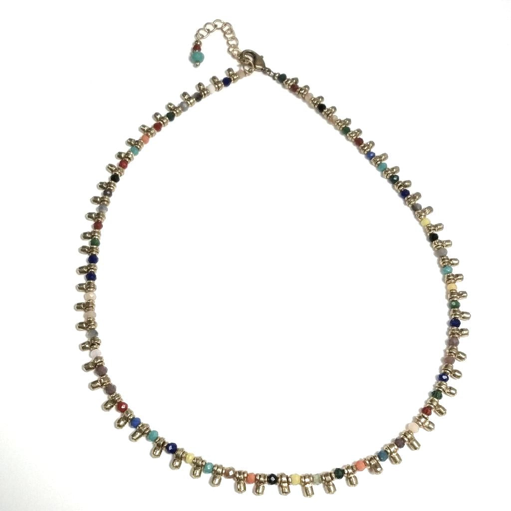 Collana etnica choker artigianale in ottone - MADARIPUR