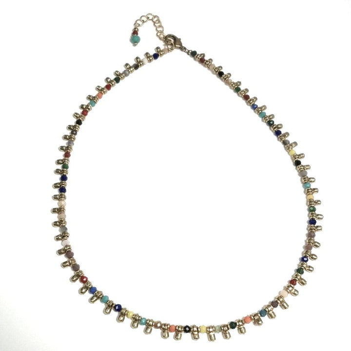 Collana etnica choker artigianale in ottone - MADARIPUR