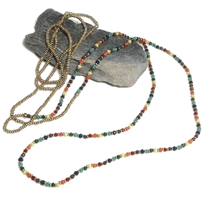 Collana artigianale in ottone Collana ETNICA | COLLANE IN OTTONE | Collana lunga