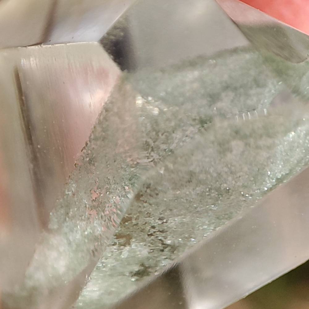 Mono orecchino in argento 925 con Cristallo di rocca - Pezzo unico