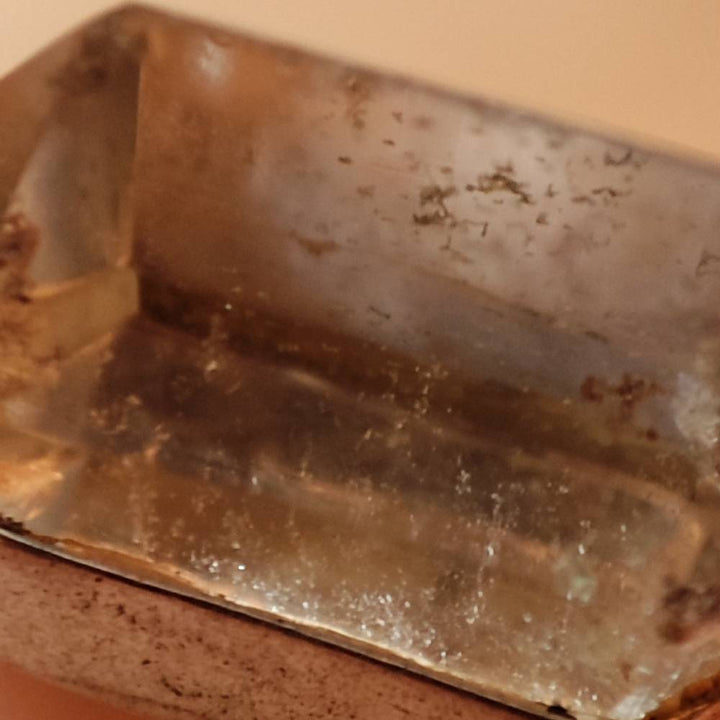 Mono orecchino in argento 925 con Cristallo di rocca - Pezzo unico