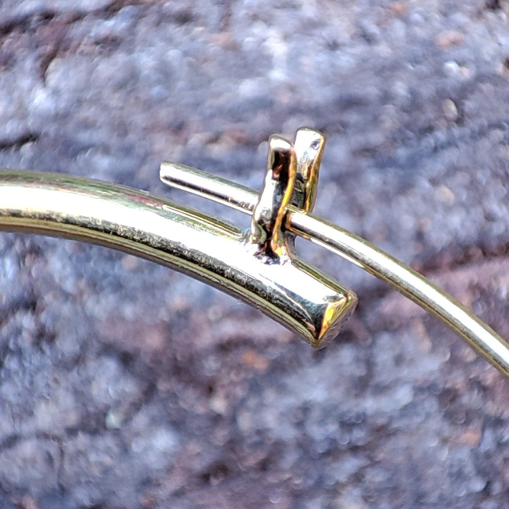 Orecchini indiani a cerchio in ottone - NIDHI