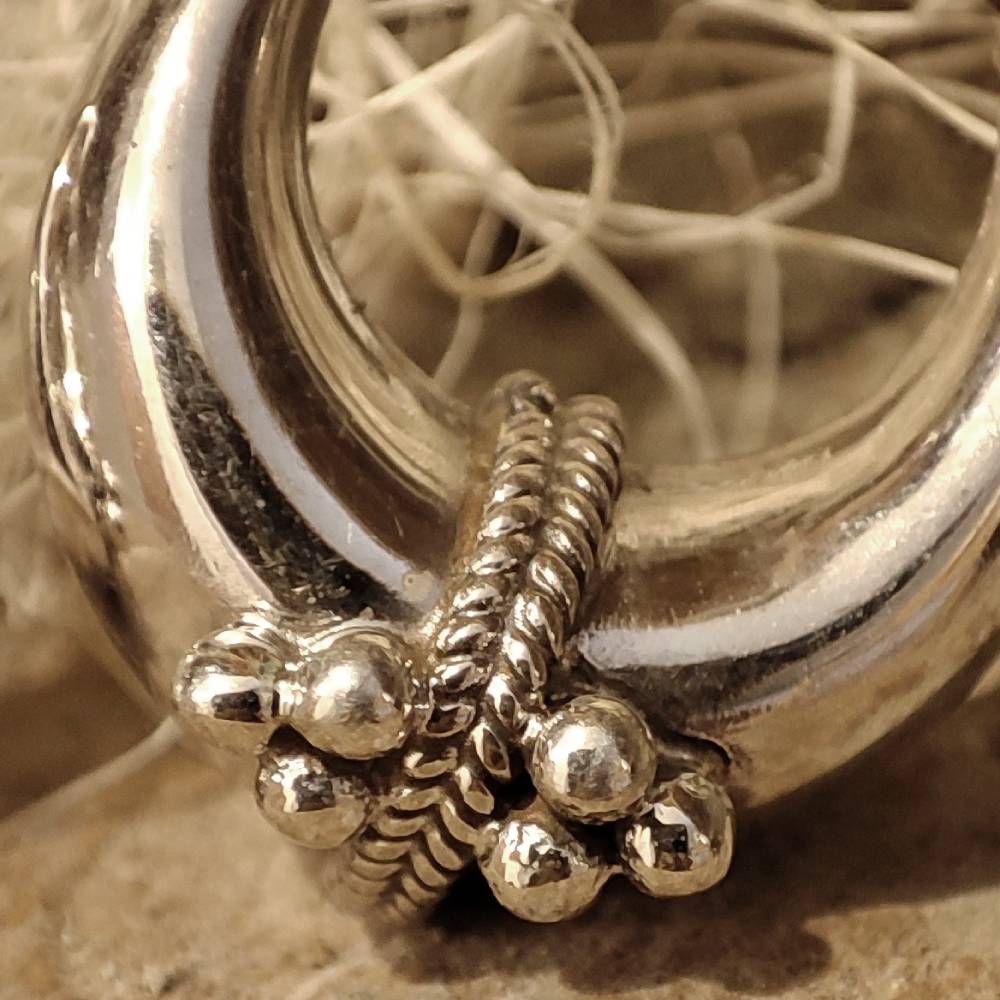 ORECCHINI a cerchio in argento 925 - MAHLAR