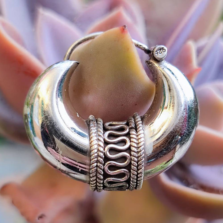 ORECCHINI a cerchio in argento 925 - KALAMATI