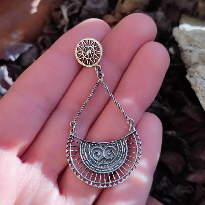 ORECCHINI etnici in argento 925 - WARI