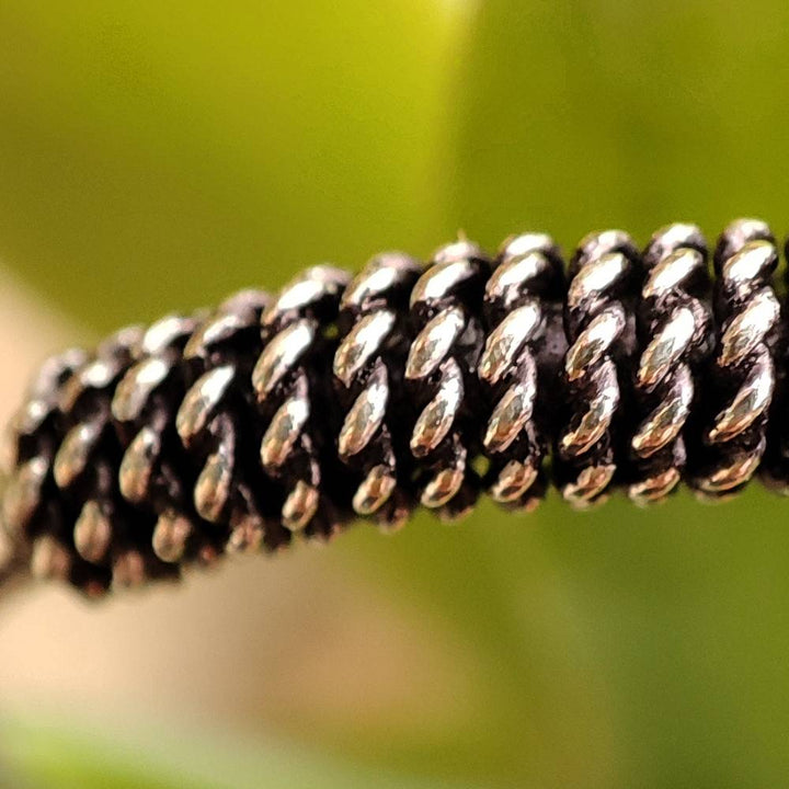 ORECCHINI etnici a cerchio in argento 925 - THENI