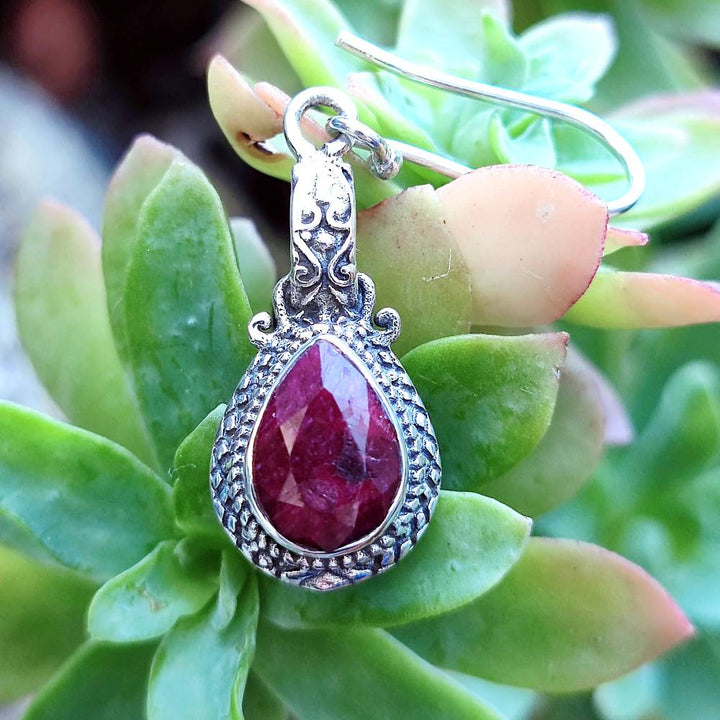 ORECCHINI con pietra in argento 925 - FULMAL