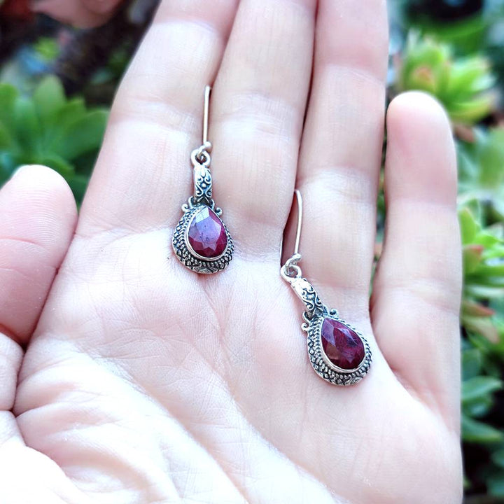 ORECCHINI con pietra in argento 925 - FULMAL