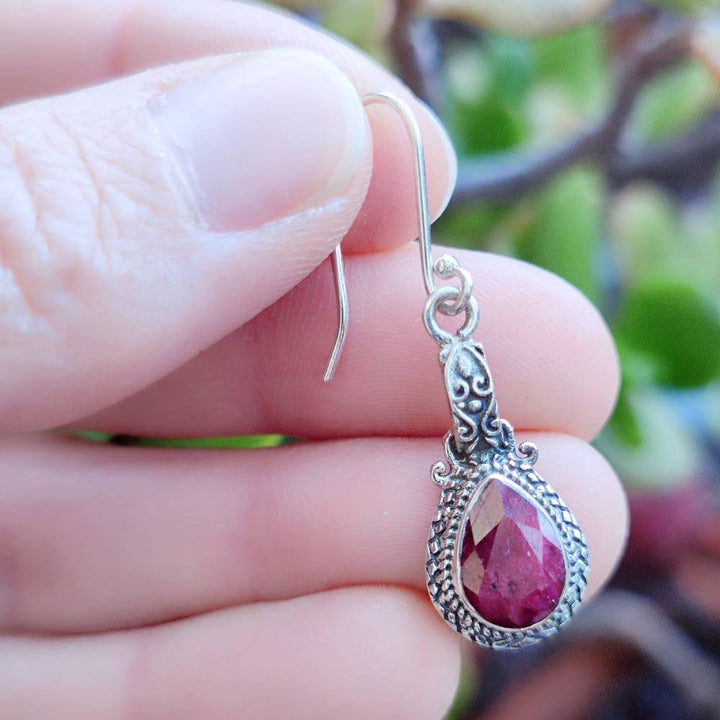 ORECCHINI con pietra in argento 925 - FULMAL