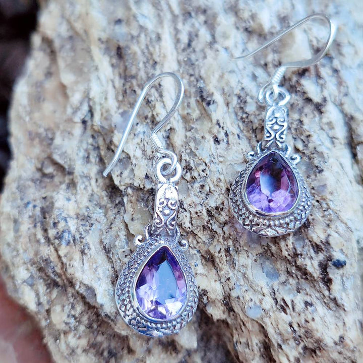 ORECCHINI con pietra in argento 925 - FULMAL