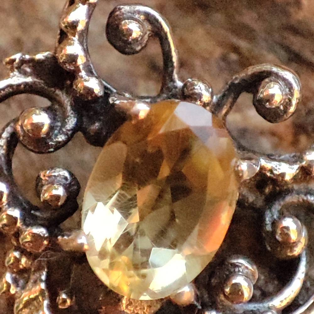 ORECCHINI etnici con pietra in argento 925 - SIHOR