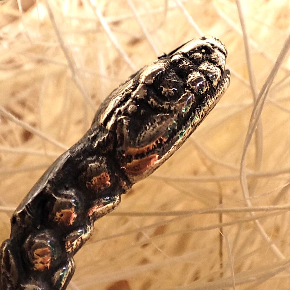 ORECCHINI con serpenti etnici in argento 925 - KASDOL