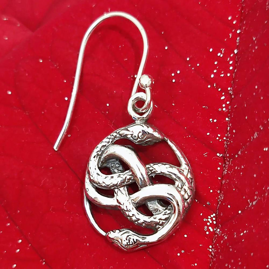 ORECCHINI con serpenti etnici in argento 925 - KUNTHAL