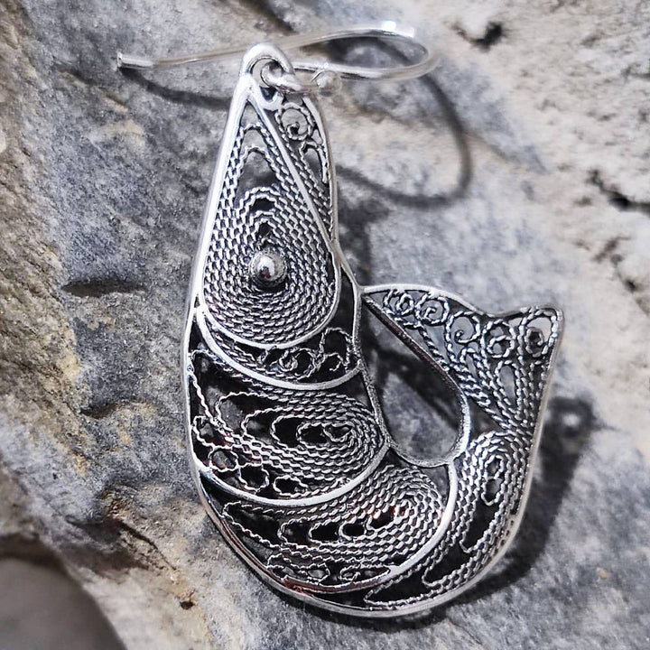 ORECCHINI in argento 925 carpa KOI - DJARBI