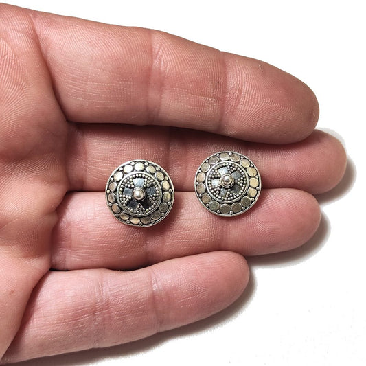 ORECCHINI etnici da lobo in argento 925 - DERUL
