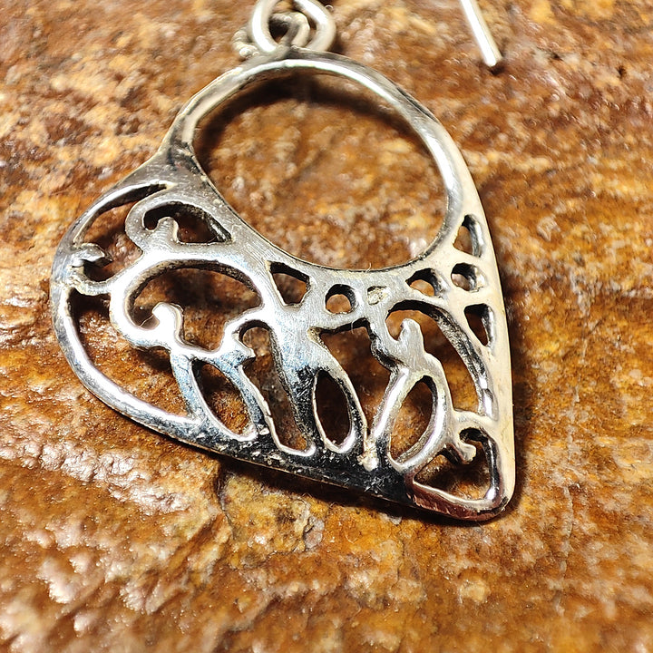 ORECCHINI cuore argento 925 - MERA DIL