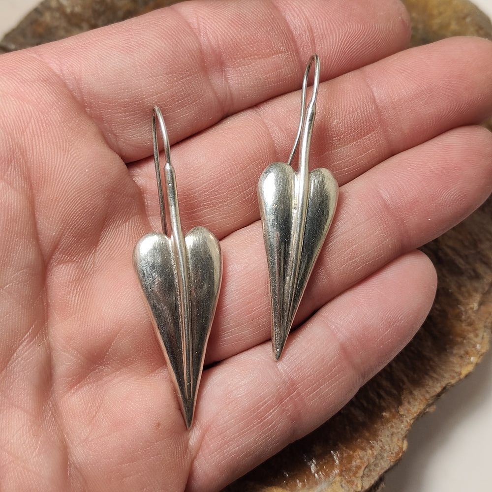 ORECCHINI satinati argento 925 - DIL