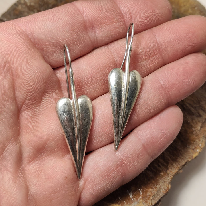 ORECCHINI satinati argento 925 - DIL