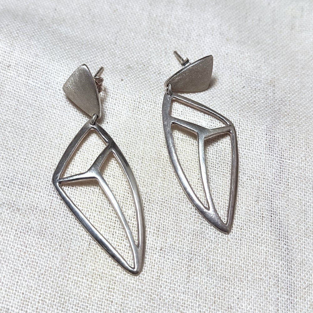ORECCHINI satinati argento 925 - LEISURE