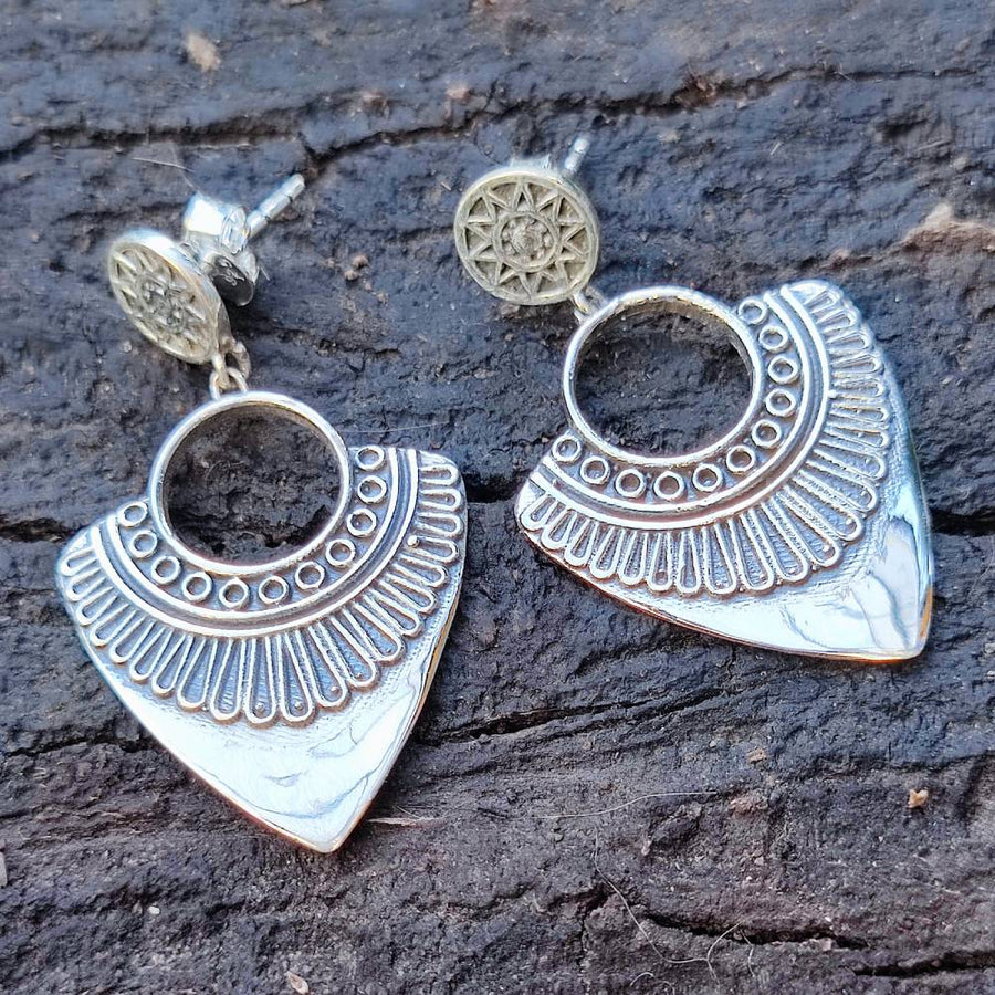ORECCHINI etnici in argento 925 - BONKATTA