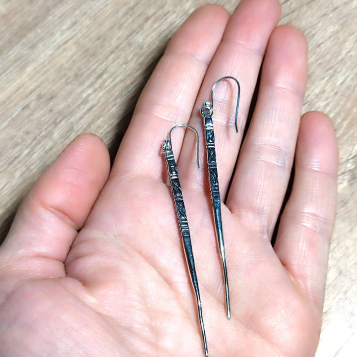 ORECCHINI etnici in argento 925 - HUMA