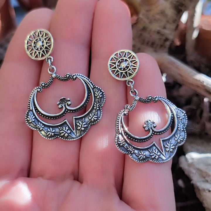 ORECCHINI etnici in argento 925 - KAMTHA