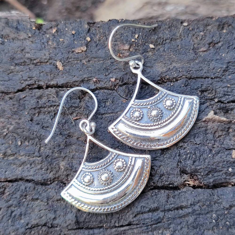 ORECCHINI etnici in argento 925 - LARJI