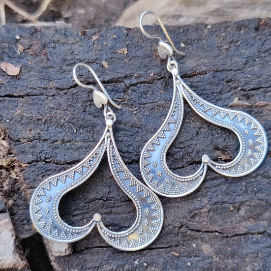 ORECCHINI etnici in argento 925 - MOHADI