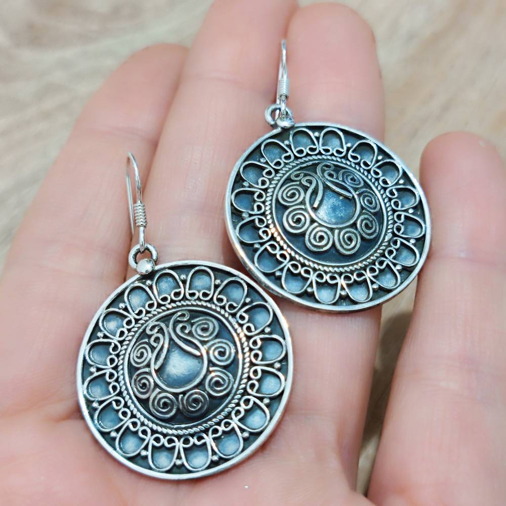 ORECCHINI etnici in argento 925 - GAON