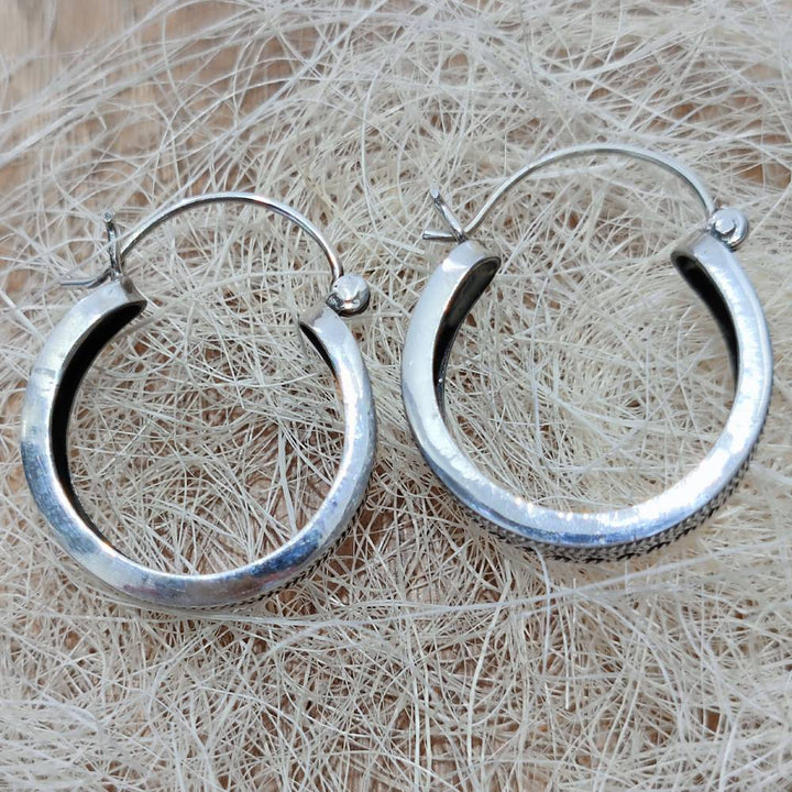 ORECCHINI etnici in argento 925 - DHALENI