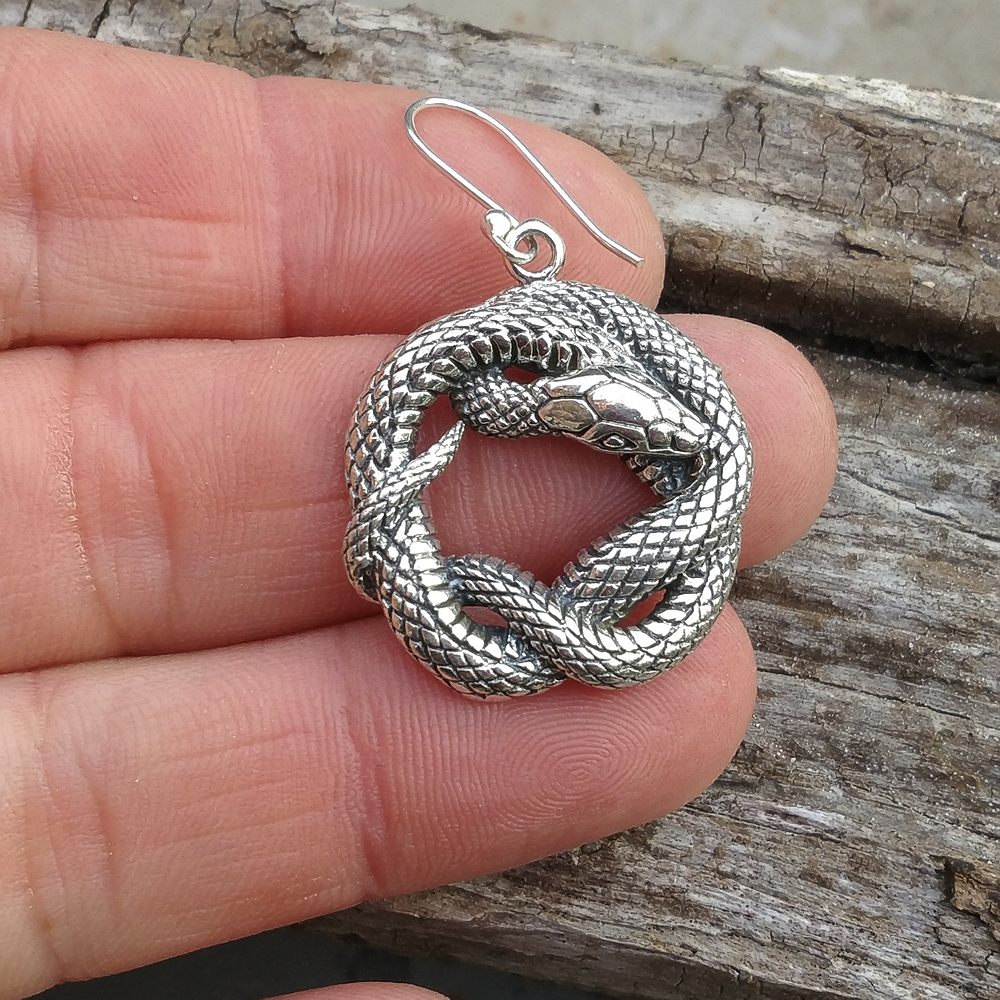 ORECCHINI a SERPENTE in argento 925 - NEST