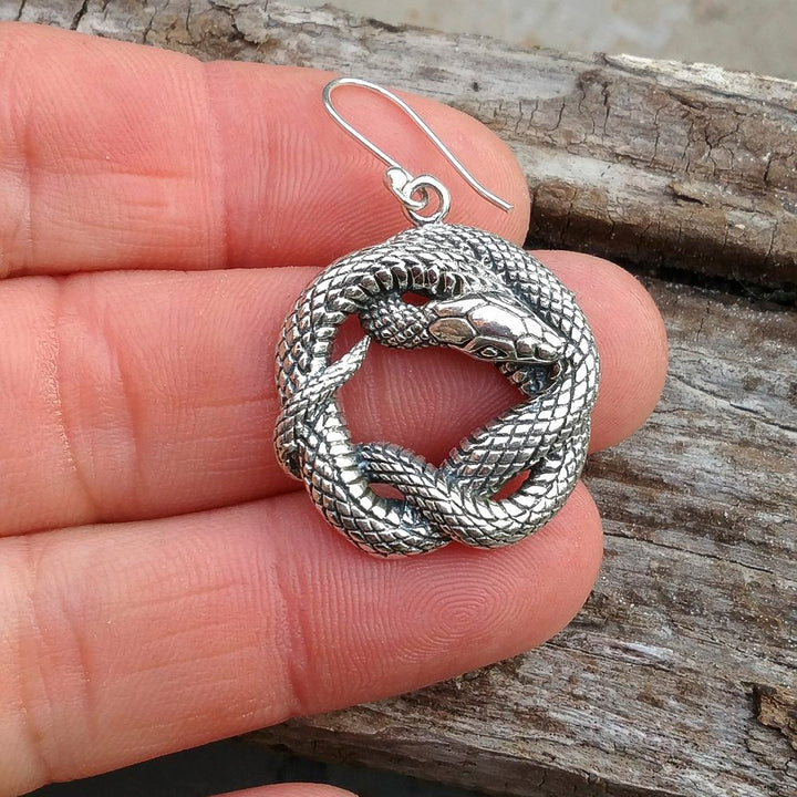 ORECCHINI a SERPENTE in argento 925 - NEST