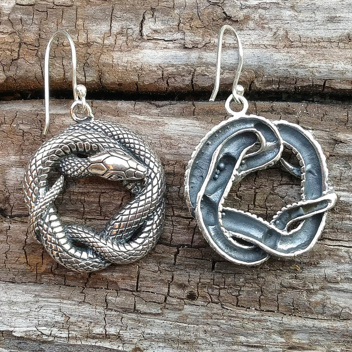 ORECCHINI a SERPENTE in argento 925 - NEST