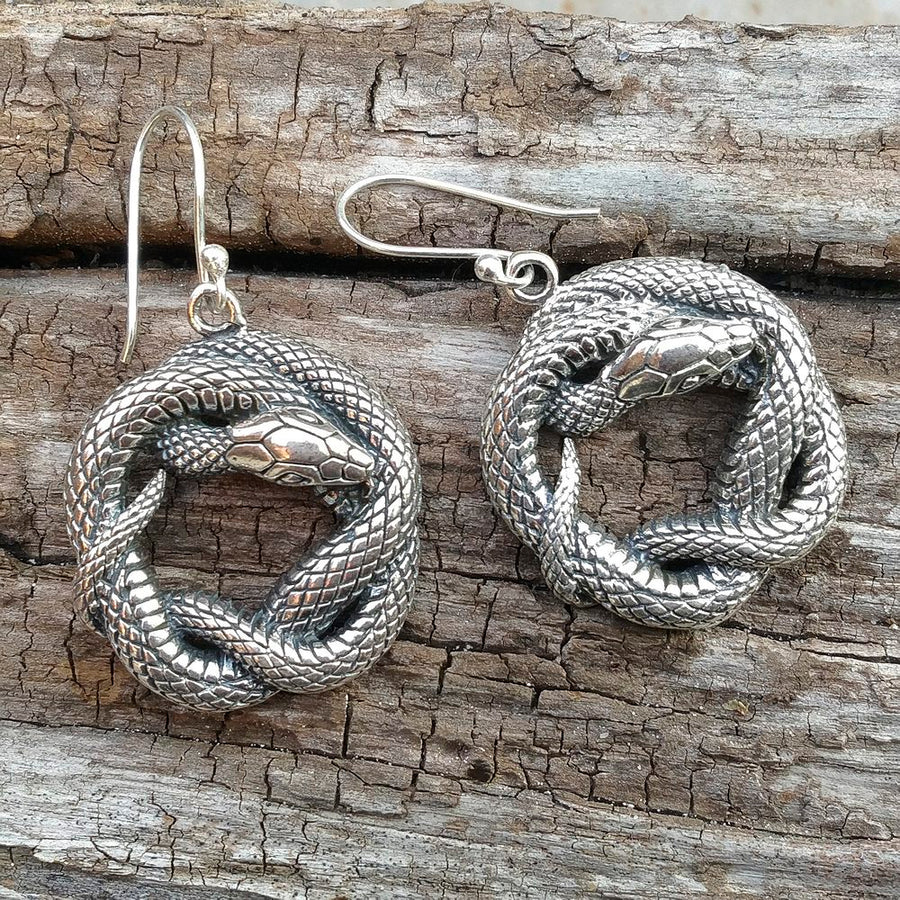 ORECCHINI a SERPENTE in argento 925 - NEST