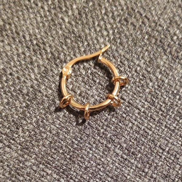 ORECCHINI in acciaio 316 L - EASYRING