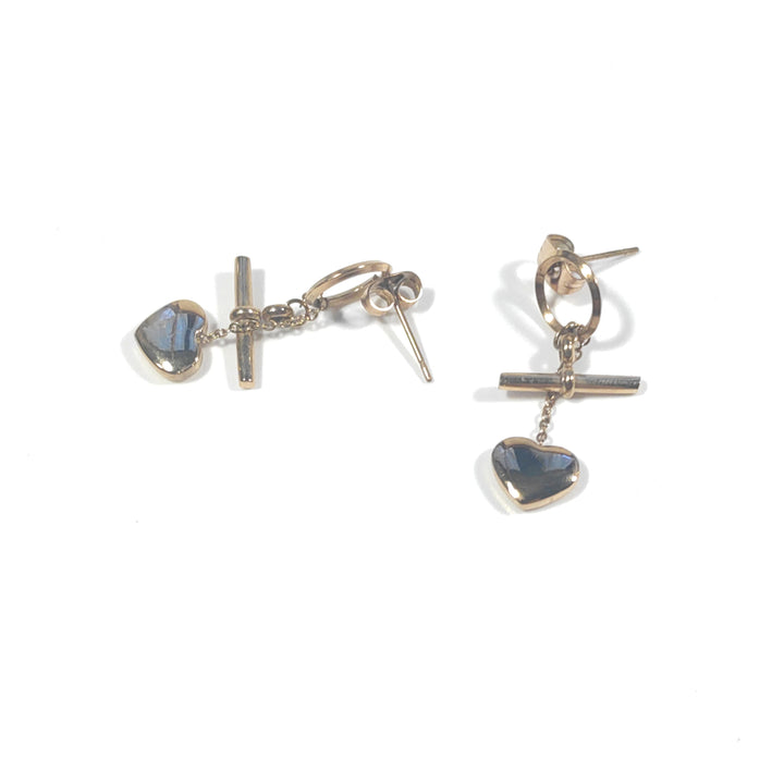 OHRRINGE 316 L Chirurgenstahl rosé - Herzen