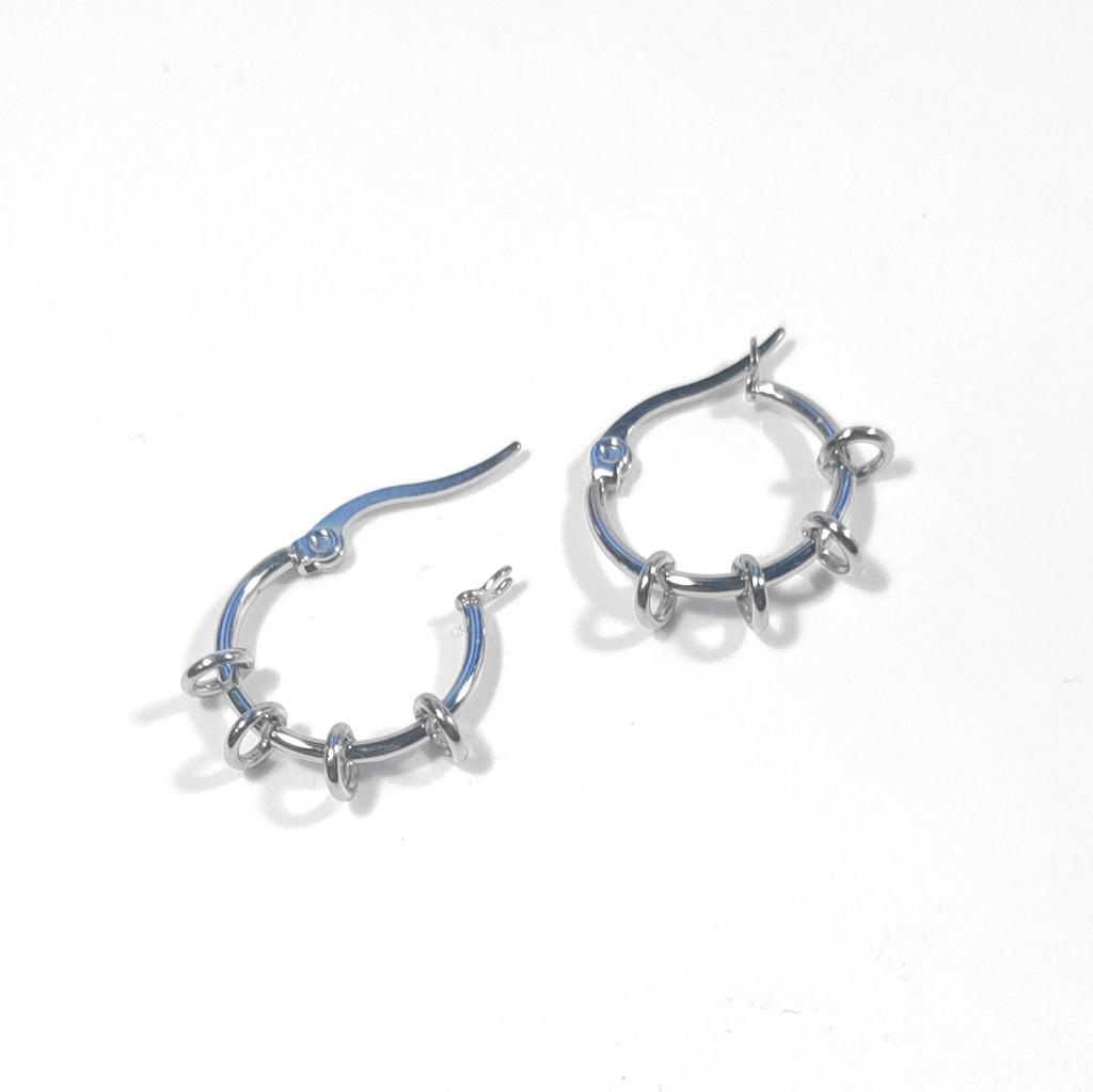 ORECCHINI in acciaio 316 L - EASYRING